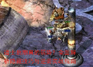 道士后期真的弱势?全面解析隐藏技巧与逆袭实战指南 道士后期真的弱势?全面解析隐藏技巧与逆袭实战指南