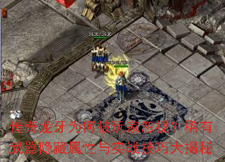 传奇龙牙为何被玩家忽视?稀有武器隐藏属性与实战技巧大揭秘 传奇龙牙为何被玩家忽视?稀有武器隐藏属性与实战技巧大揭秘