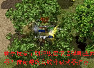 新手玩家早期冲级应该选择哪些武器?传奇游戏高效升级武器推荐 新手玩家早期冲级应该选择哪些武器?传奇游戏高效升级武器推荐