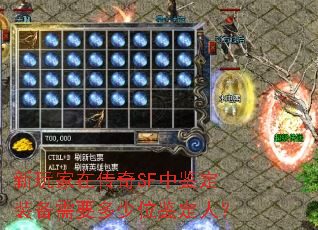 新玩家在传奇SF中鉴定装备需要多少位鉴定人? 新玩家在传奇SF中鉴定装备需要多少位鉴定人?