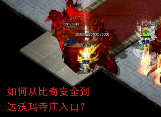 如何从比奇安全到达沃玛寺庙入口? 如何从比奇安全到达沃玛寺庙入口?