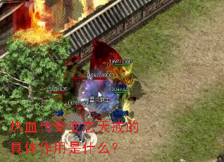 热血传奇变态天戒的具体作用是什么? 热血传奇变态天戒的具体作用是什么?