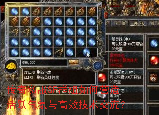 传奇私服SF群组如何营造活跃气氛与高效技术交流? 传奇私服SF群组如何营造活跃气氛与高效技术交流?