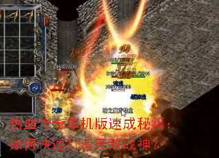 热血传奇单机版速成秘籍:如何快速打造无敌战神? 热血传奇单机版速成秘籍:如何快速打造无敌战神?